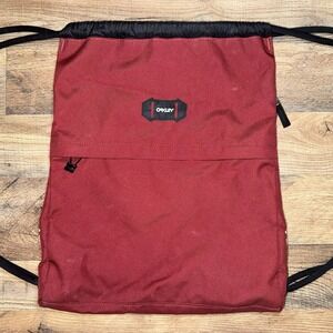 Oakley Street Satchel Bag Mens Medium Red 13L Drawstring Backpack